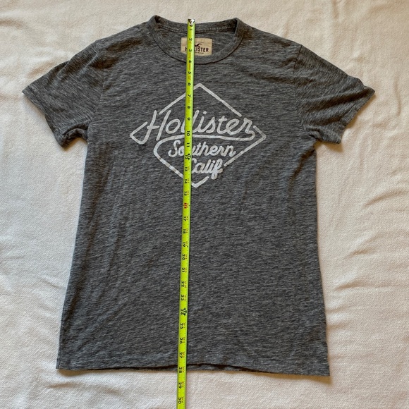 Hollister Gray tee Medium size short sleeve man gray - Picture 5 of 7